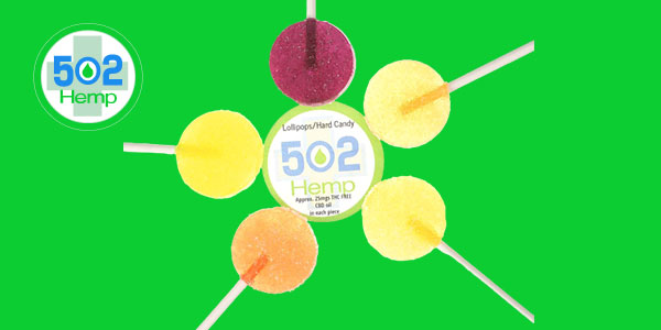 502 Hemp- CBD Infused Lollipops