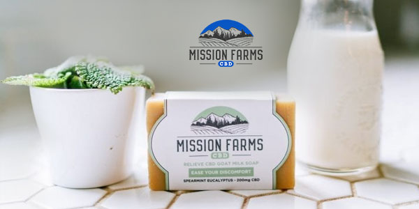 Relieve CBD Goat Milk Soap - Mission Farms CBD